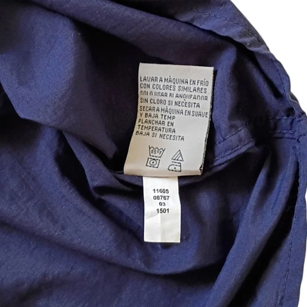 Bimini Bay Outfitters Shirt Men’s Size L Blue Button down Short Sleeve Pockets